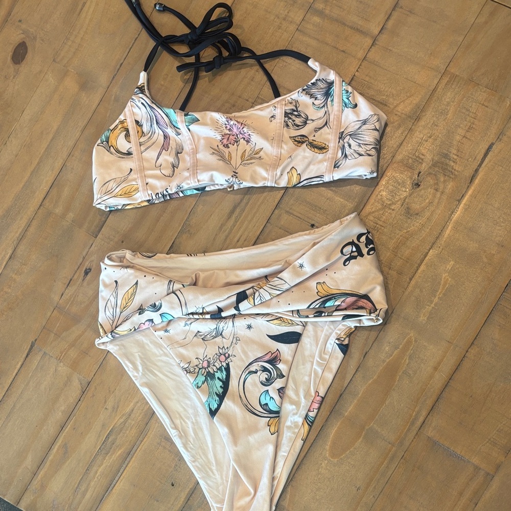 Agua Bendita Print Bikini Set